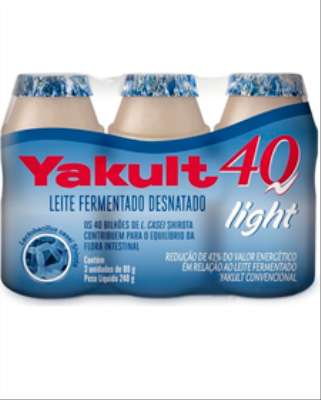 Imagem: Yakult 40 Light Recebe Nova Embalagem