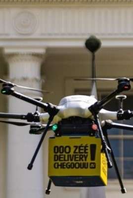Imagem: Zé Delivery inicia testes de entregas por drones