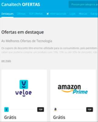 Imagem: Canaltech Cria Buscador de Produtos