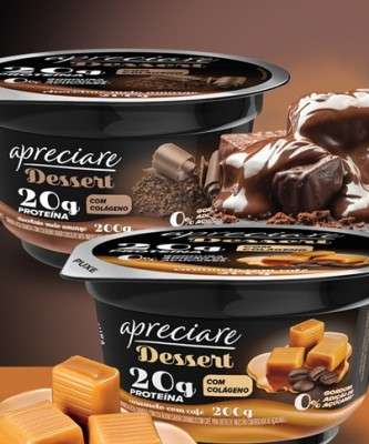 Imagem: Apreciare lança sobremesa proteinada