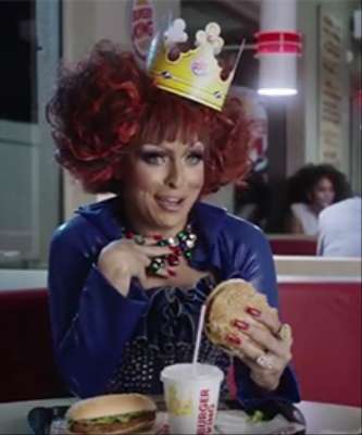Imagem: Burger King Traz Drag Queen em Campanha