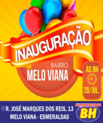 Imagem: Supermercados BH Abre PDV em Esmeraldas (MG)