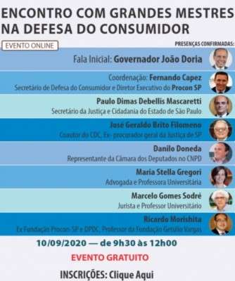Imagem: Código de Defesa do Consumidor é Tema de Live