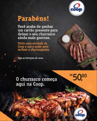 Imagem: Cartão-Presente Cresce 250% na Coop