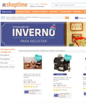 Imagem: Shoptime Lança Hotsite para Estação