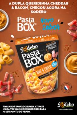 Imagem: Sodebo Apresenta Novo Sabor Mac & Chesse - Cheddar com Bacon