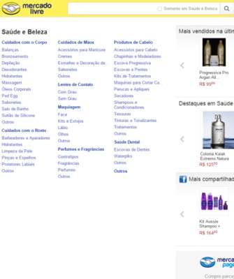 Imagem: Categoria de Saúde e Beleza Liderou no MercadoLivre
