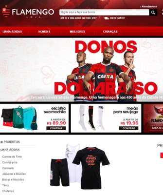 Imagem: Centauro.com.br e Flamengo Anunciam Parceria