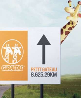 Imagem: Giraffas Sugere Sobremesa da Paz