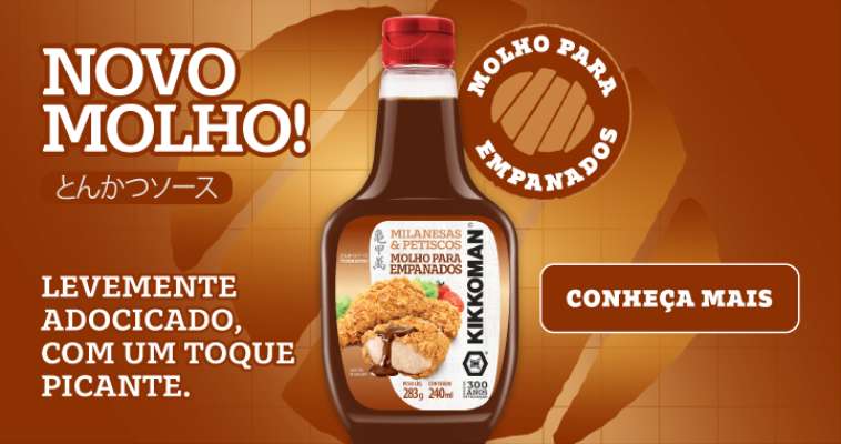 Imagem: Kikkoman lança novo Molho para Empanados tipo Tonkatsu