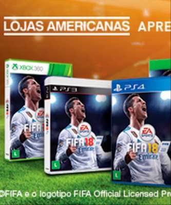 Imagem: Lojas Americanas Faz Campanha com Jogo FIFA 18