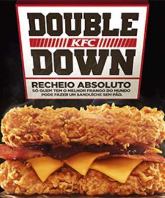 Imagem: Double Down é a Novidade do KFC no Brasil