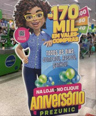 Imagem: Prezunic lança influenciadora digital