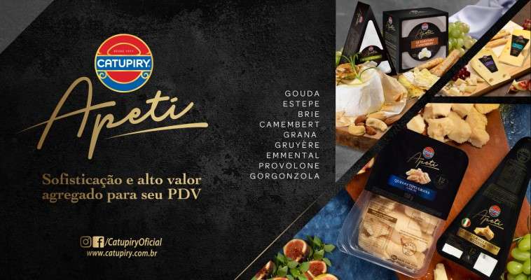 Imagem: Catupiry apresenta Apeti, marca de queijos especiais