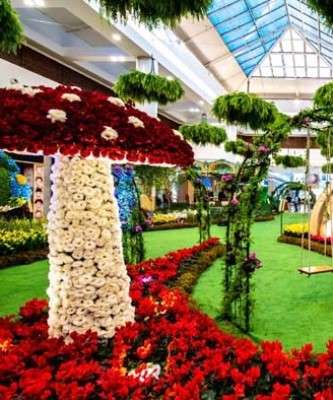 Imagem: Catuaí Londrina (PR) Cria Espaço com 20 Mil Flores