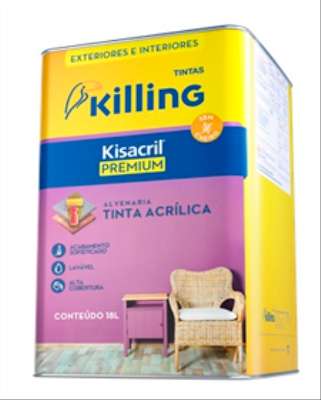 Imagem: Killing Atualiza Embalagem de Tinta Acrílica