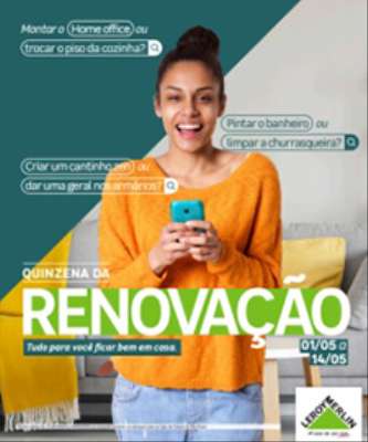 Imagem: Leroy Merlin Coloca Itens na Promoção