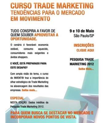 Imagem: Invent Promove Curso de Trade Marketing
