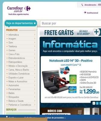 Imagem: Carrefour Aposta Mais uma Ficha em E-commerce