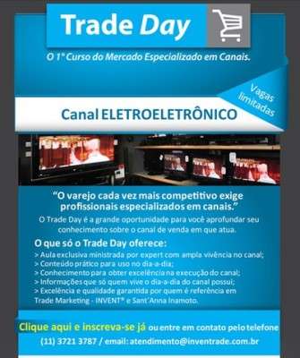 Imagem: Curso de Trade Marketing Para o Canal Eletroeletrônico