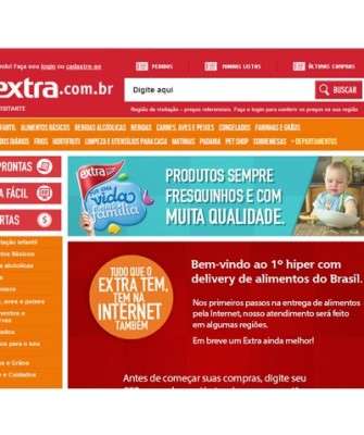 Imagem: Extra Inicia Operação de E-commerce de Alimentos