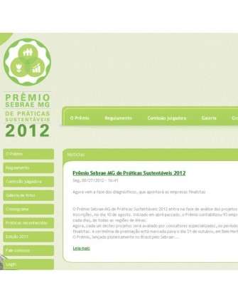 Imagem: Sebrae-MG Divulga Finalistas do Prêmio de Sustentabilidade