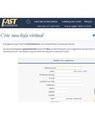 Imagem: FastCommerce Emite Nota Fiscal Eletrônica