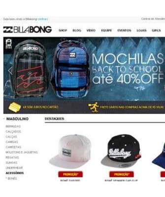 Imagem: Billabong Investe em e-commerce no Brasil