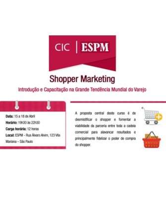 Imagem: Curso de Shopper Marketing