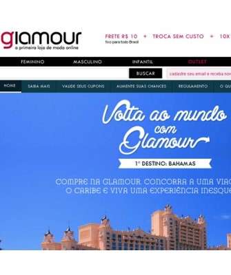 Imagem: Glamour Sorteia Viagens Internacionais
