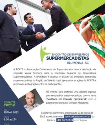 Imagem: Encontro Regional de Empresários Supermercadistas