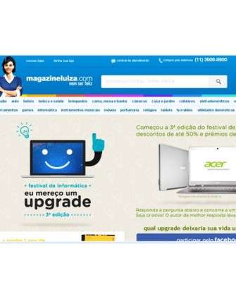 Imagem: MagazineLuiza.com Premia Clientes Com 15 Ultrabooks