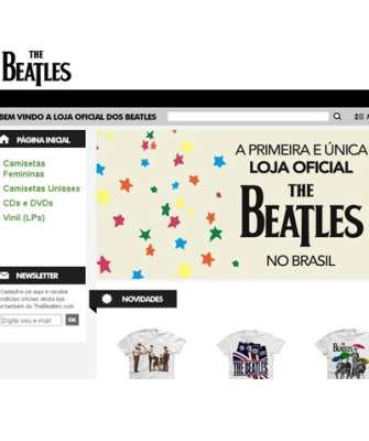Imagem: Loja Virtual Oficial dos Beatles Opera no Brasil