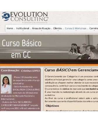 Imagem: Cursos da Evoluiton Consulting