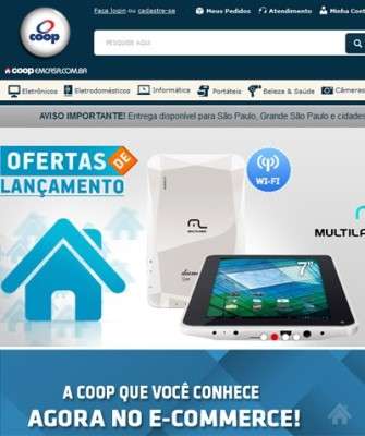 Imagem: Loja Virtual da Coop