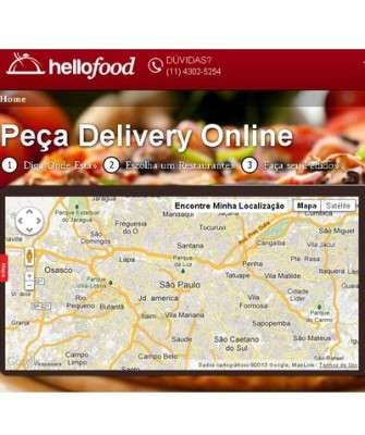 Imagem: Delivery Online de Restaurantes Chega ao Brasil