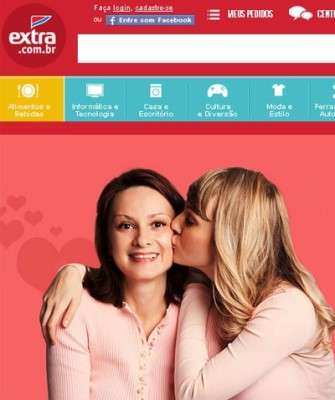 Imagem: Extra.com.br Inicia Campanha Para o Dia das Mães