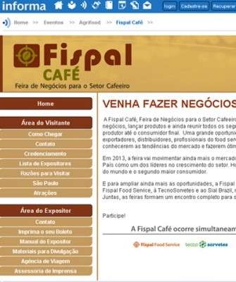 Imagem: Fispal Café 2013 Será Realizado em São Paulo