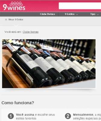 Imagem: Clube Entrega Vinho de Acordo com o Gosto do Associado
