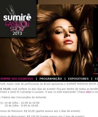 Imagem: Sumirê Fashion Show 2013