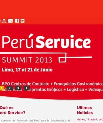 Imagem: Peru Service Summit 2013 Ultrapassa US$49mi em Negócios