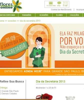 Imagem: Flores Online Prevê Crescimento no Volume de Vendas