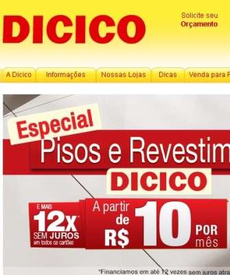 Imagem: Dicico Lança Site de Compras Coletivas