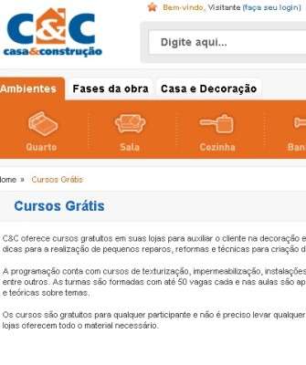 Imagem: Cursos Gratuitos C&C