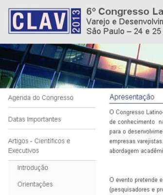 Imagem: CLAV 2013: Congresso Latino-Americano de Varejo