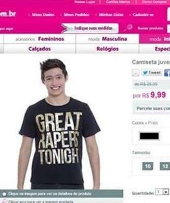 Imagem: Marisa se Posiciona sobre Erro em Camiseta