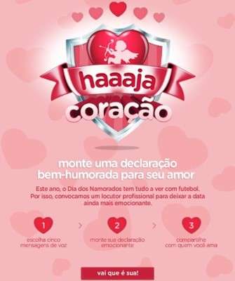 Imagem: Magazineluiza.com: App Para o Dia dos Namorados