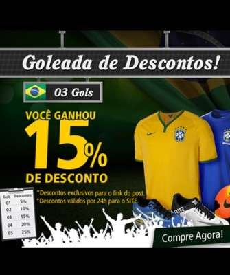 Imagem: Leader: A Cada Gol 5% de Desconto