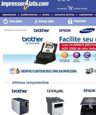 Imagem: E-commerce Fatura R$ 10 mi com Impressoras