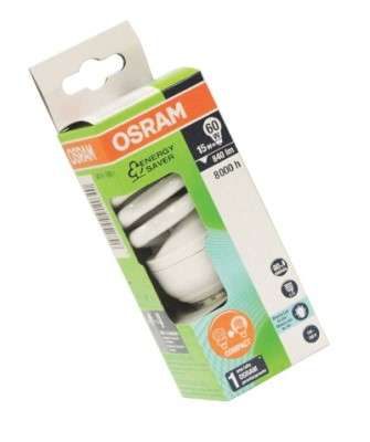 Imagem: Lâmpadas Fluorescentes Osram em Embalagem Compacta